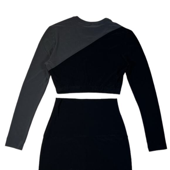 Kamali Kulture Top and Skirt in Black/Gray | Size M - Picture 3 of 3